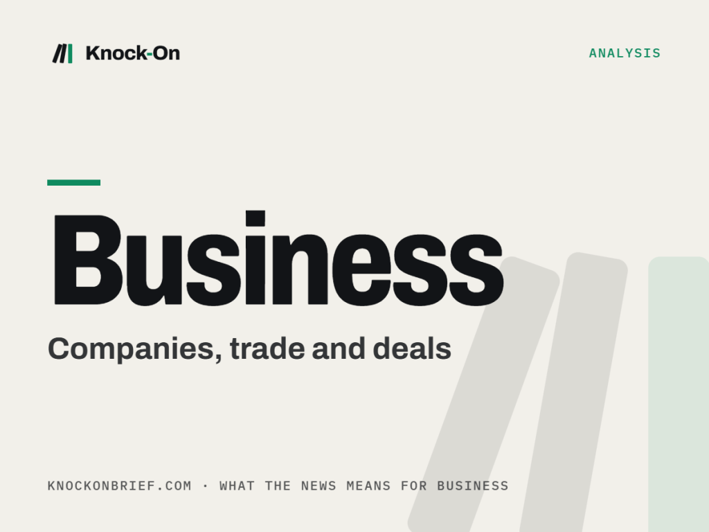 Knock-On Business: companies, trade and deals