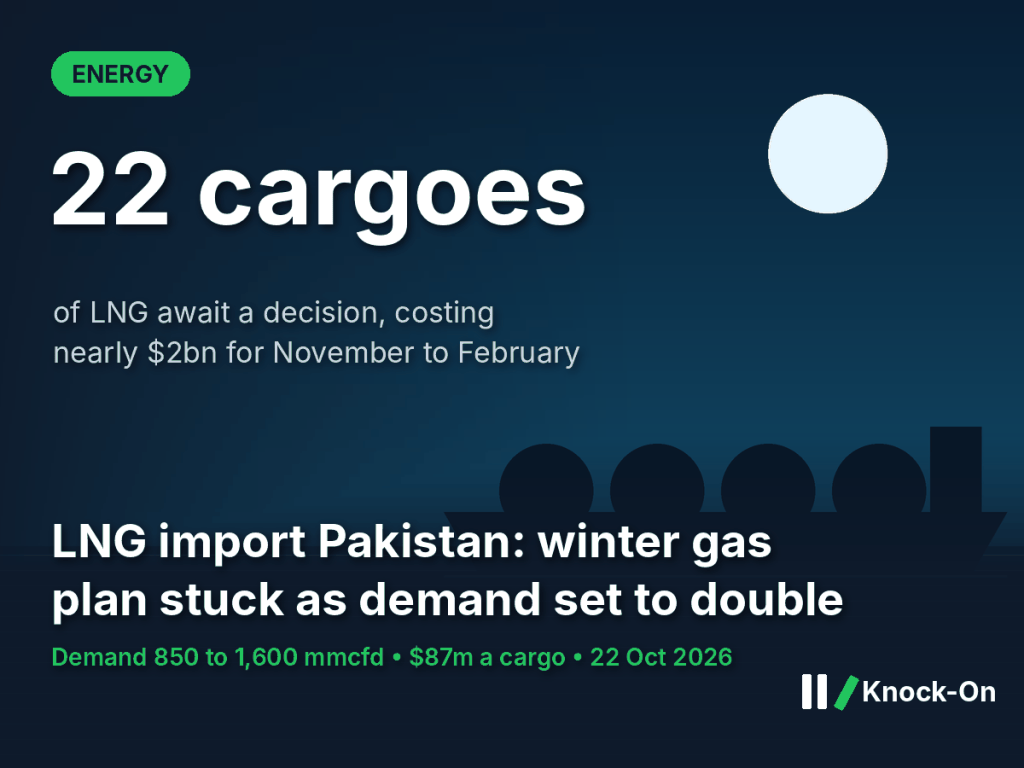 The LNG import decision in Pakistan is weeks late. Industry, fertiliser and CNG could lose gas first this&nbsp;winter.